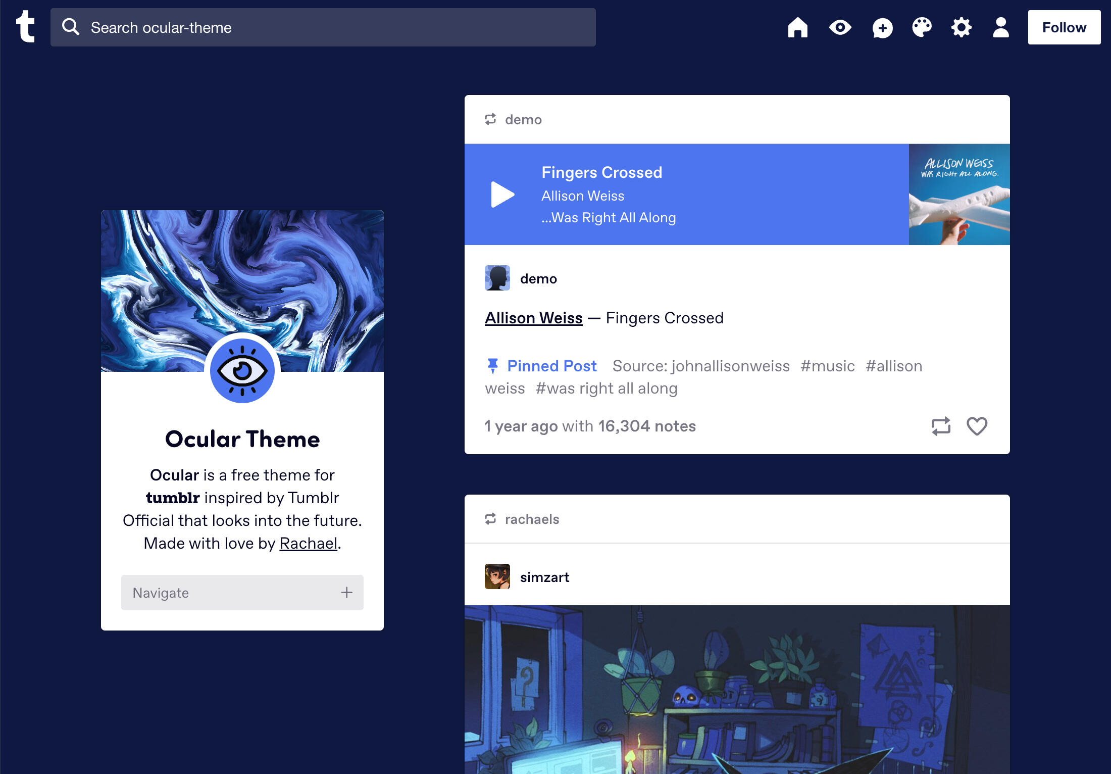 Ocular Theme